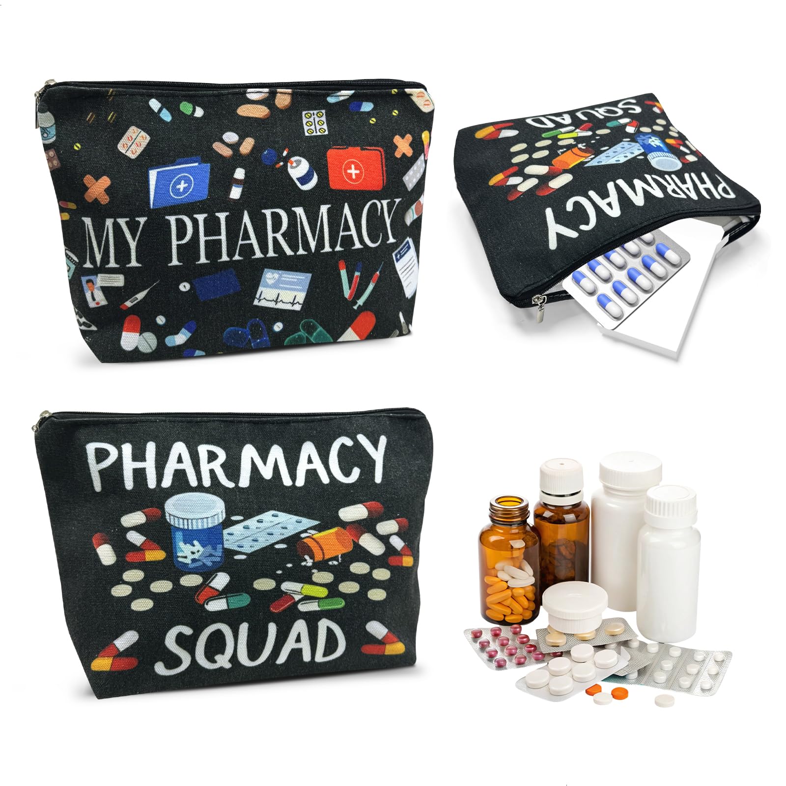 Portamedicine Viaggio, Contenitore Medicine, Porta Medicine da Casa Borsa Reiseapotheke Borsa impermeabile D'urgenza Vide Médizin Medikamententasche sac de Médicament Portabile, 2 Pezzi