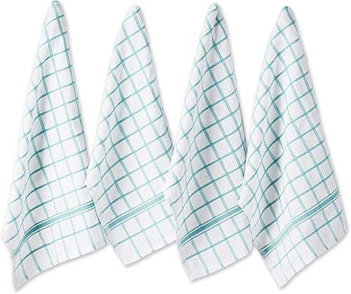 Miniatura 9 de DII Basic Terry Collection - Juego de paños de cocina con ventana, 16 x 26 pulgadas, color amarillo, 4 unidades