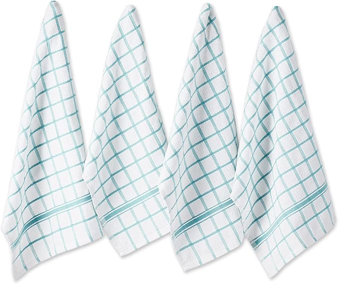 DII Basic Terry Collection Dish Towel Set 16x26 4-Piece