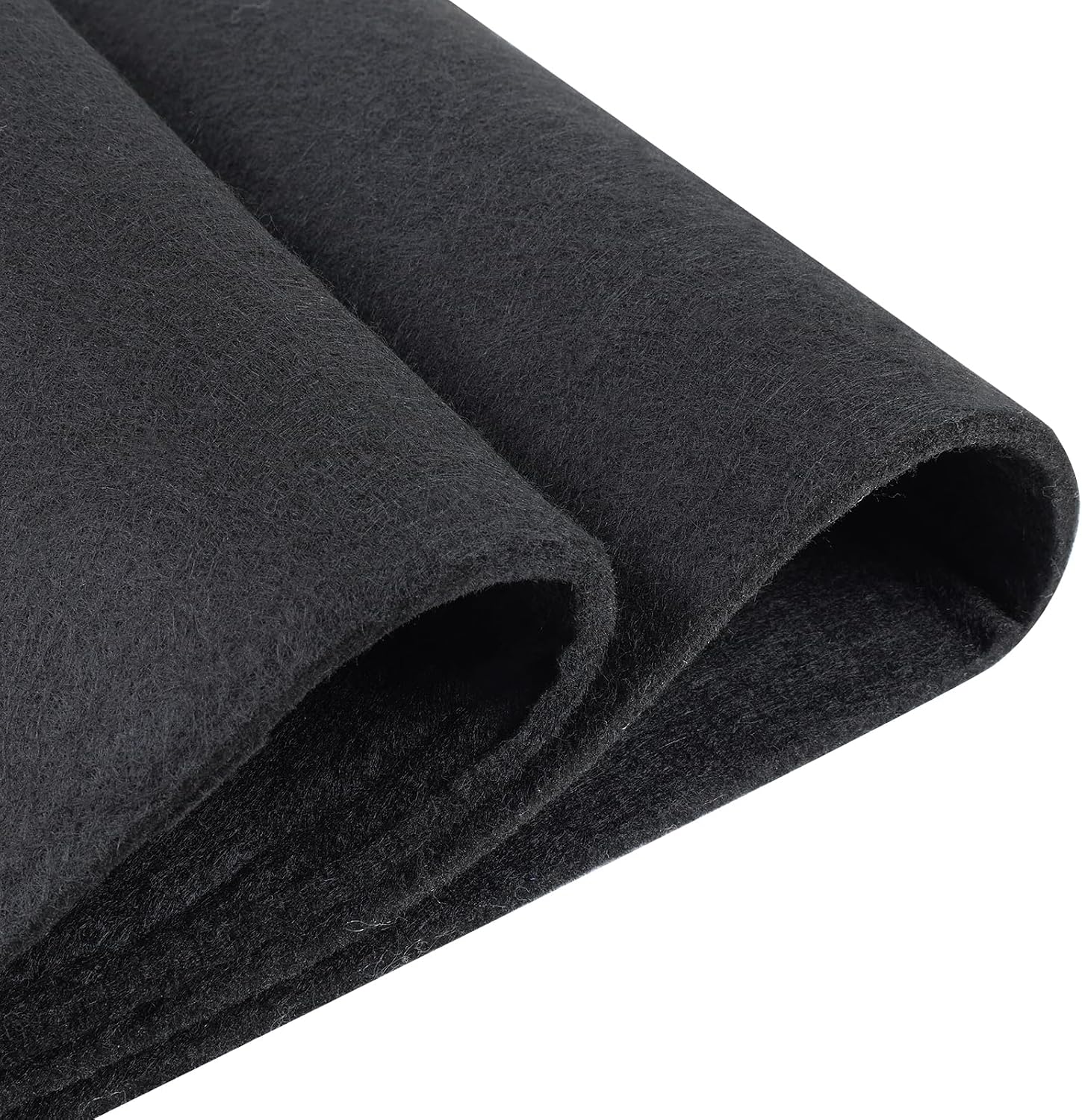 5mm Thick Underfelt Carpet Durable Unbacked Auto Carpet for Trunk Liner,RVs,SUVs,Pickup Trucks,Sedans (Black, 38inchx78inch)