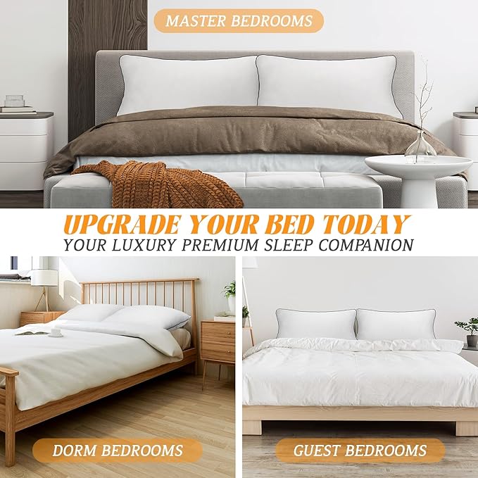 Set 2 Almohadas Poliéster Standard 66 x 51 cm miniatura 7