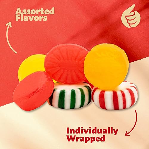 Miniatura 4 de Surtido de caramelos duros antiguos, envueltos individualmente, paquete de 1.5 libras