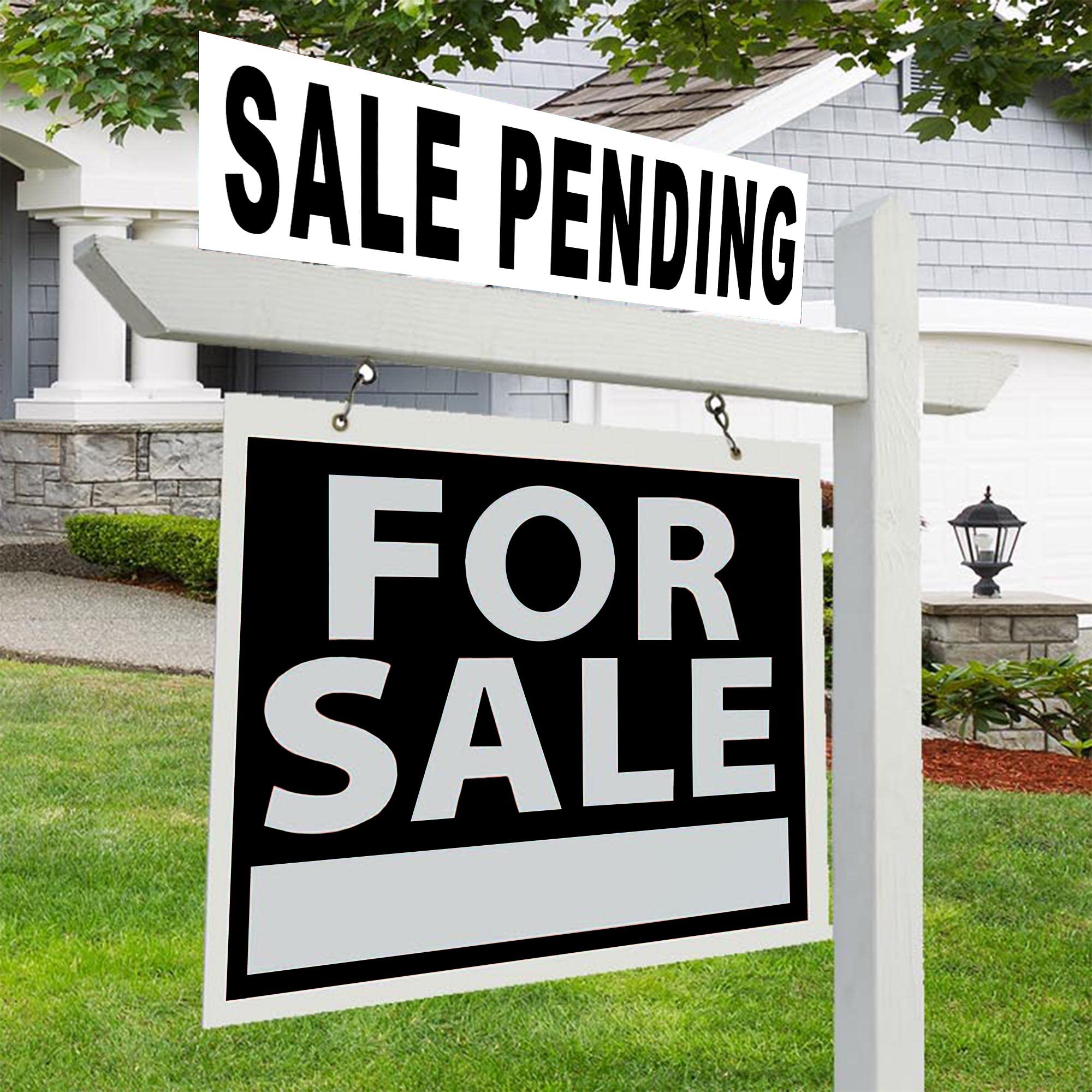 The Official Real Estate Rider Signs Bundle (6 Pack) – Double-Sided Signs: FOR SALE, OPEN HOUSE, SOLD, And More – Weatherproof, Made In USA, Easy To Install - Foto 4