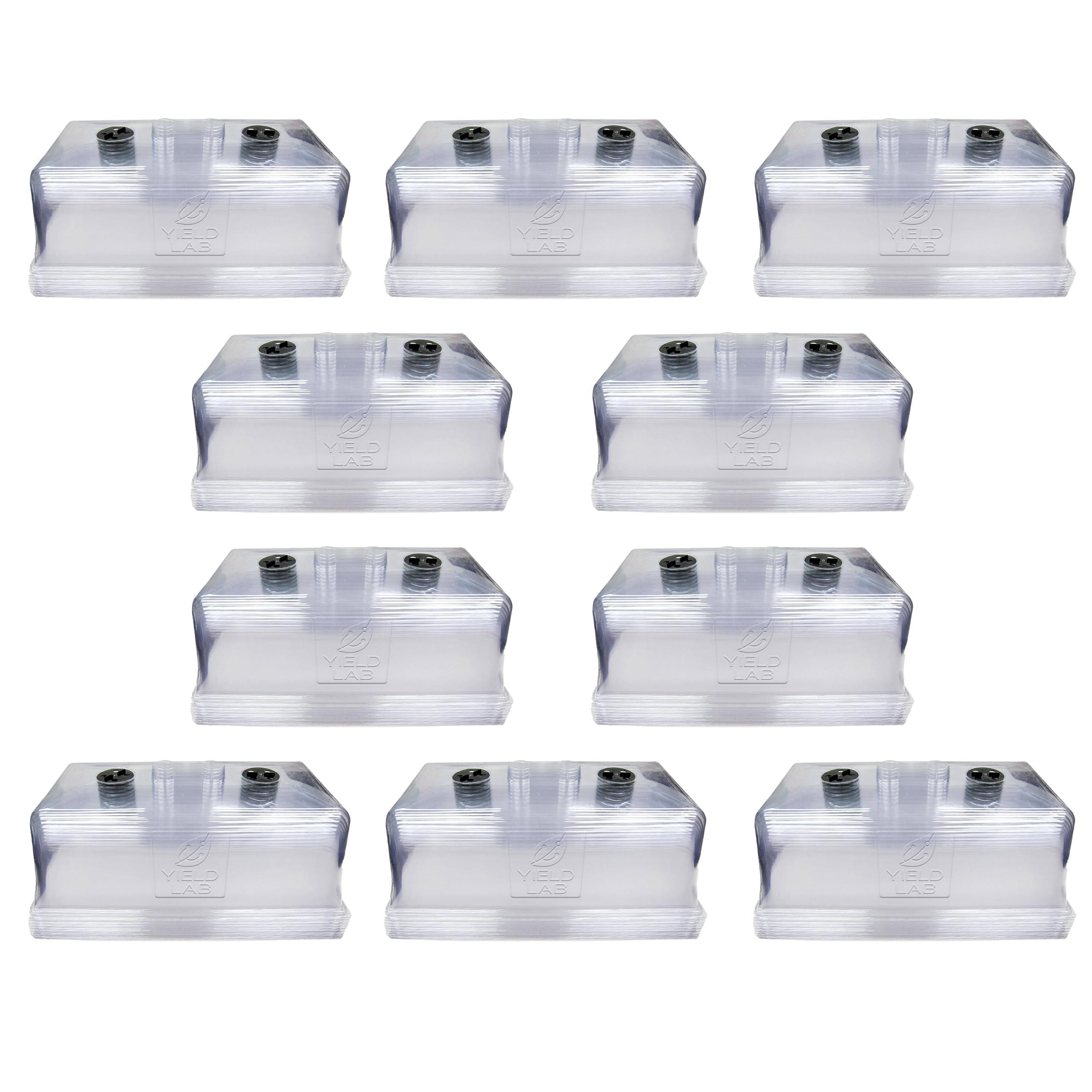7 Inch Propagation Dome - 100 Pack Humidity Vented Domes – Plant Growing Dome for Seedling, Germination, Soil & Hydroponic Horticulture