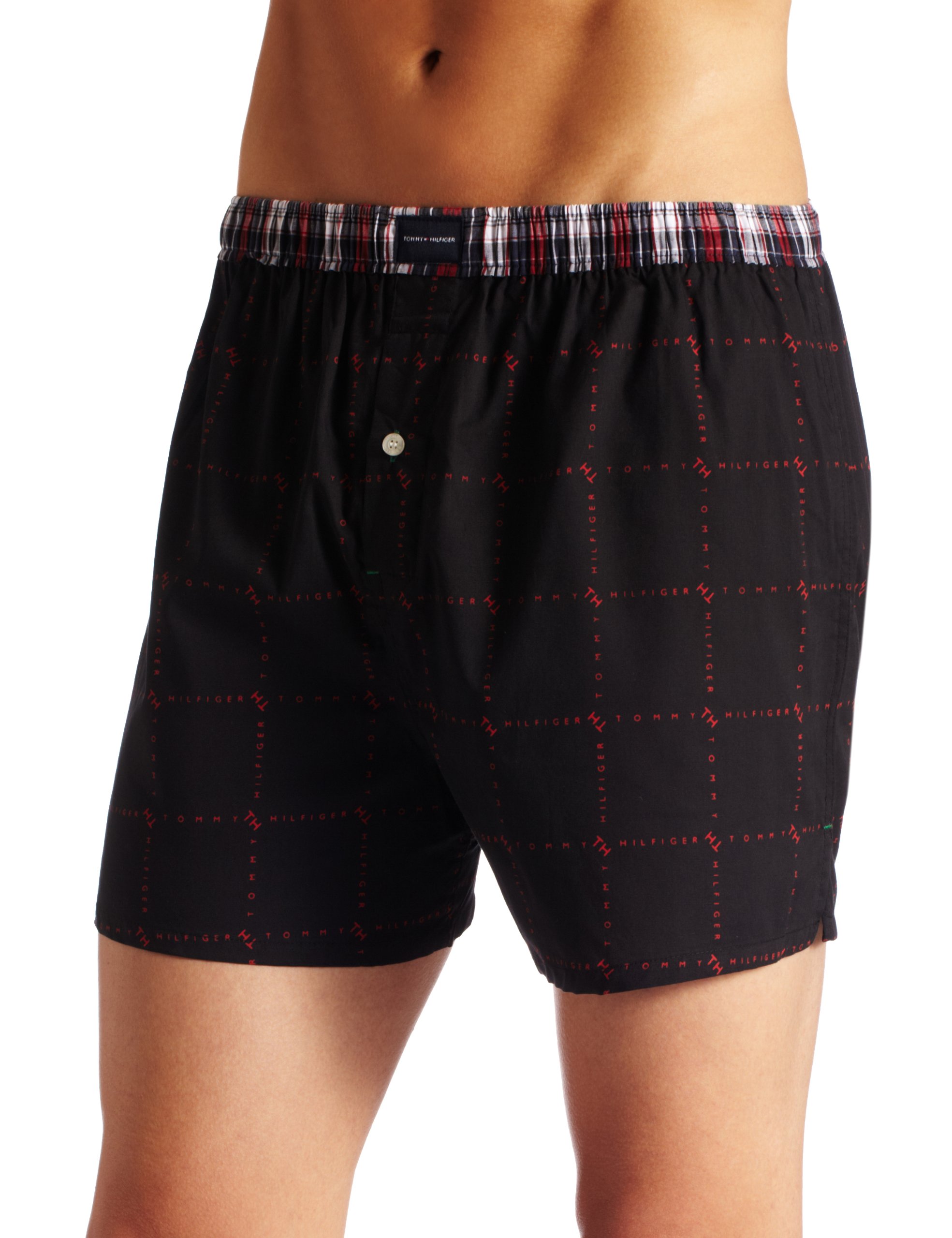 Tommy Hilfiger Men's Signature-Print Boxer Short