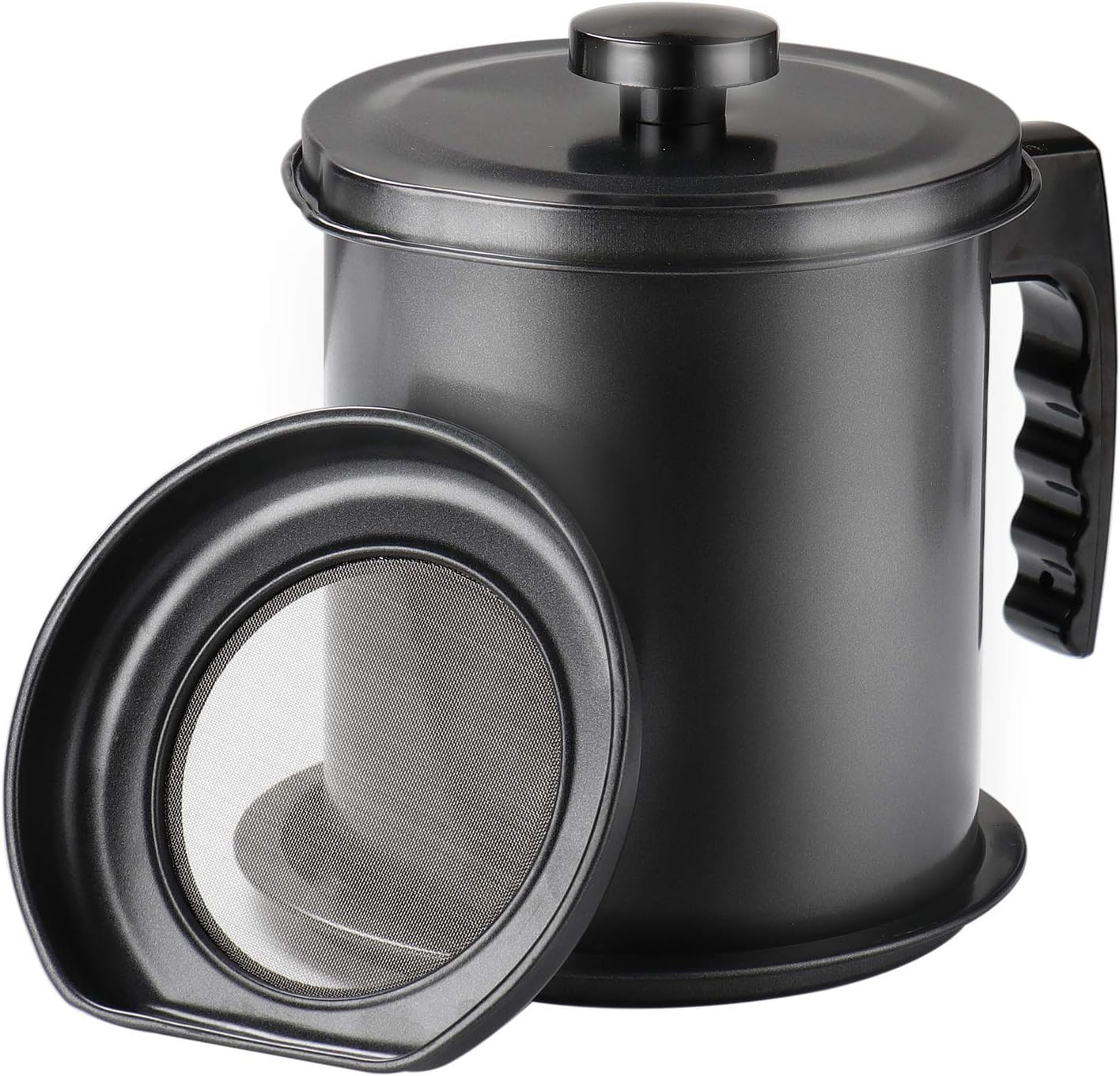 Ourokhome Bacon Grease Container with Strainer 1.6 L or 6.