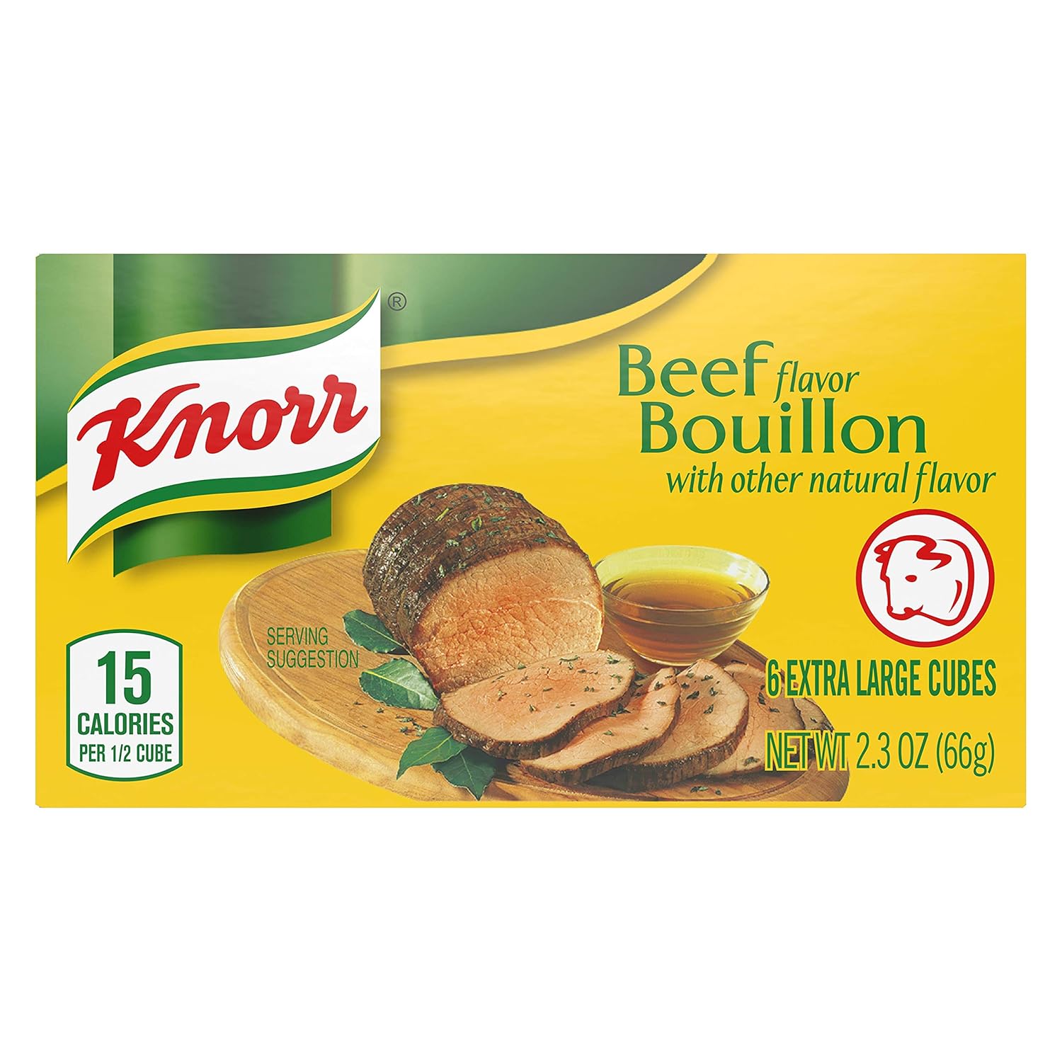 Knorr Knorr Bouillon Beef, Six Extra Large Cubes, 6