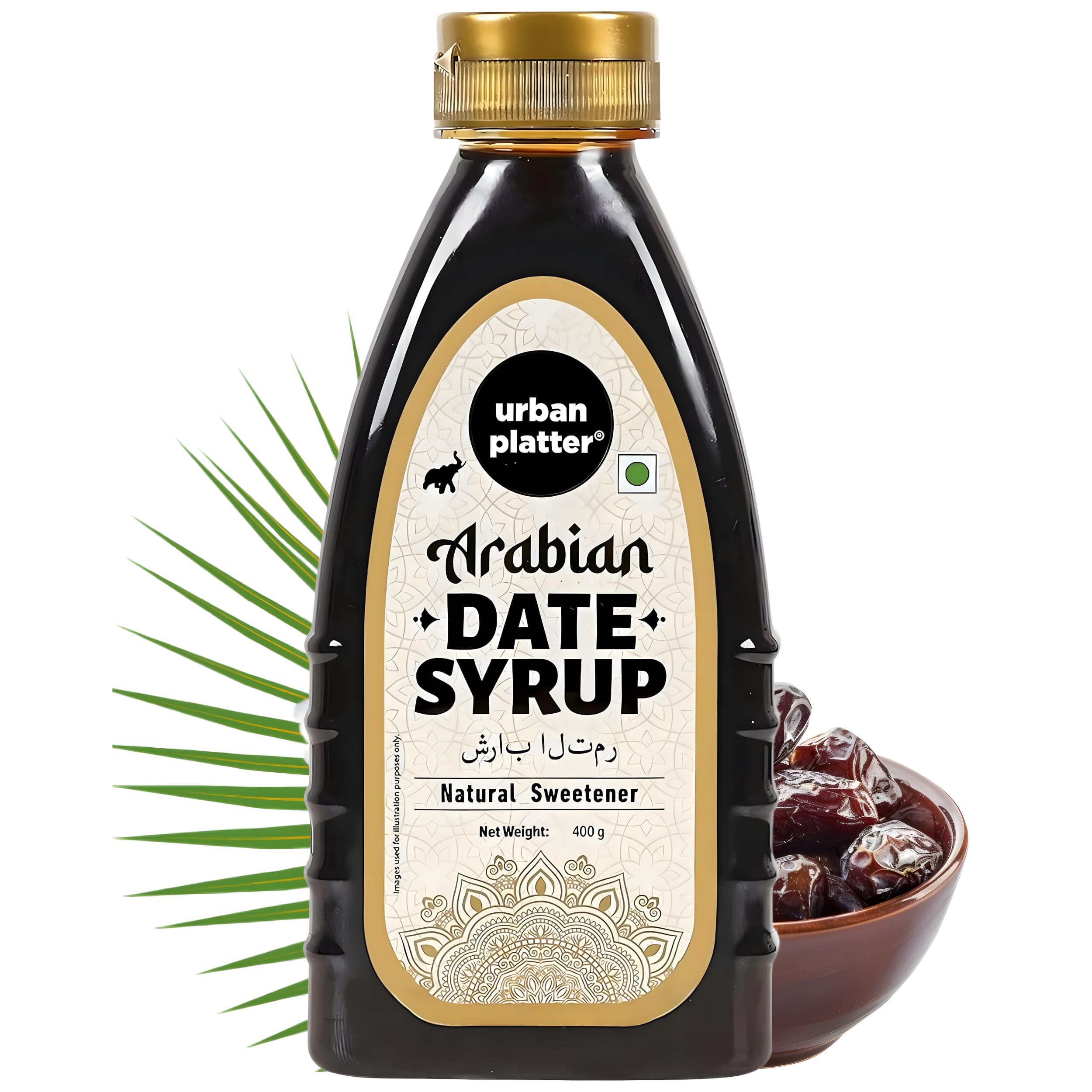 Urban Platter Date Syrup, 400g (Natural Sweetener | 100% Dates | Refined Sugar Alternative)