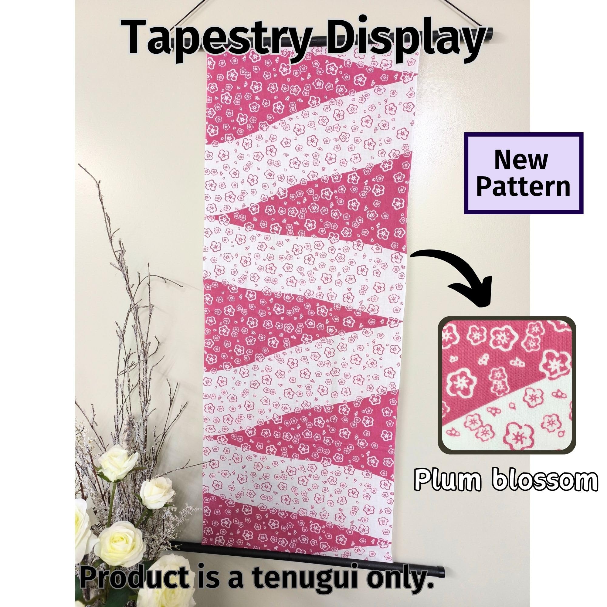 Amazon.com: ZEN GIFT ENTERPRISE Japanese Towel Tenugui with Fray