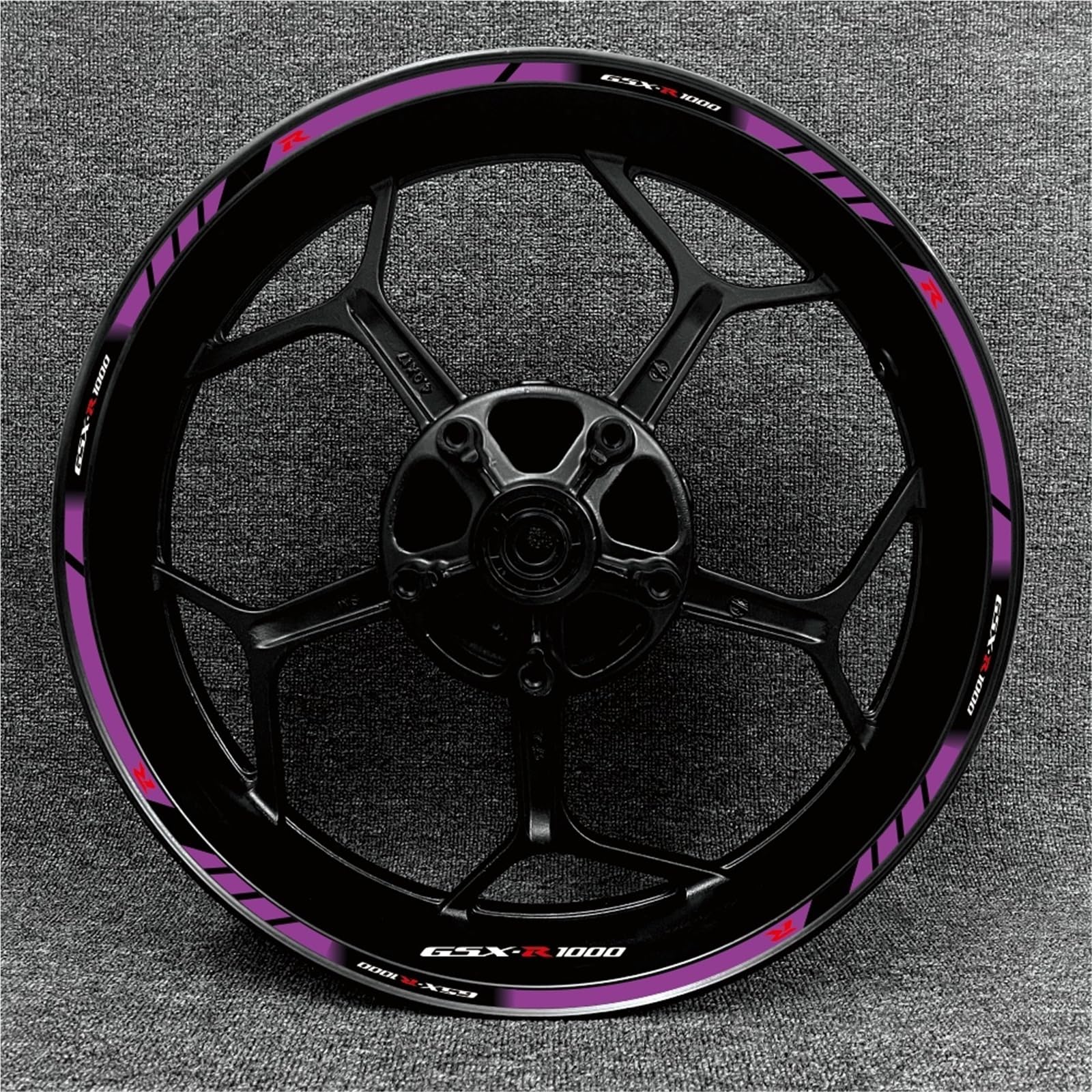 17 Zoll Rad Aufkleber Motorrad Felge Dekoration Reflektierende Aufkleber Für S&uzuki GSX-R1000 GSX-S1000(Set Meal 14)