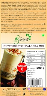 Shree Saatvik Butterscotch Falooda Mix | Indian Traditional Dessert Pre mix