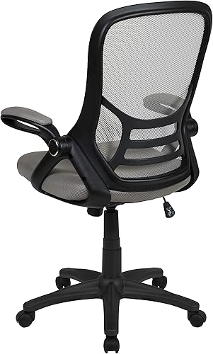 Miniatura 5 de Flash Furniture Porter - Silla de oficina giratoria de respaldo alto con soporte lumbar ajustable y altura del asiento, silla de escritorio