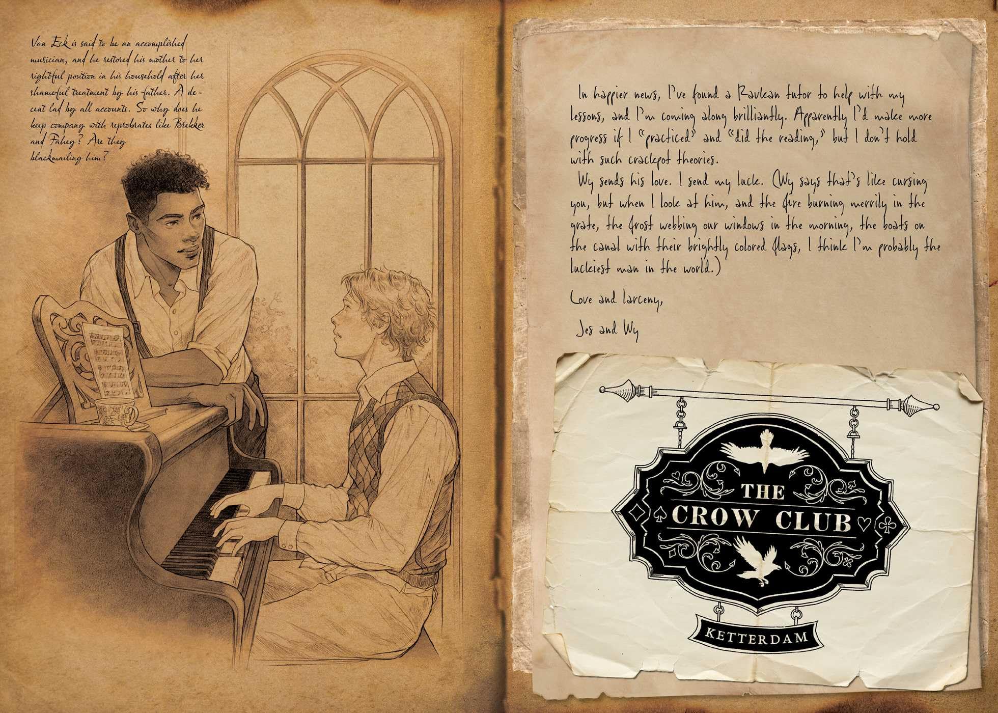 Six of Crows: A Darker Shore, Letters from Ketterdam