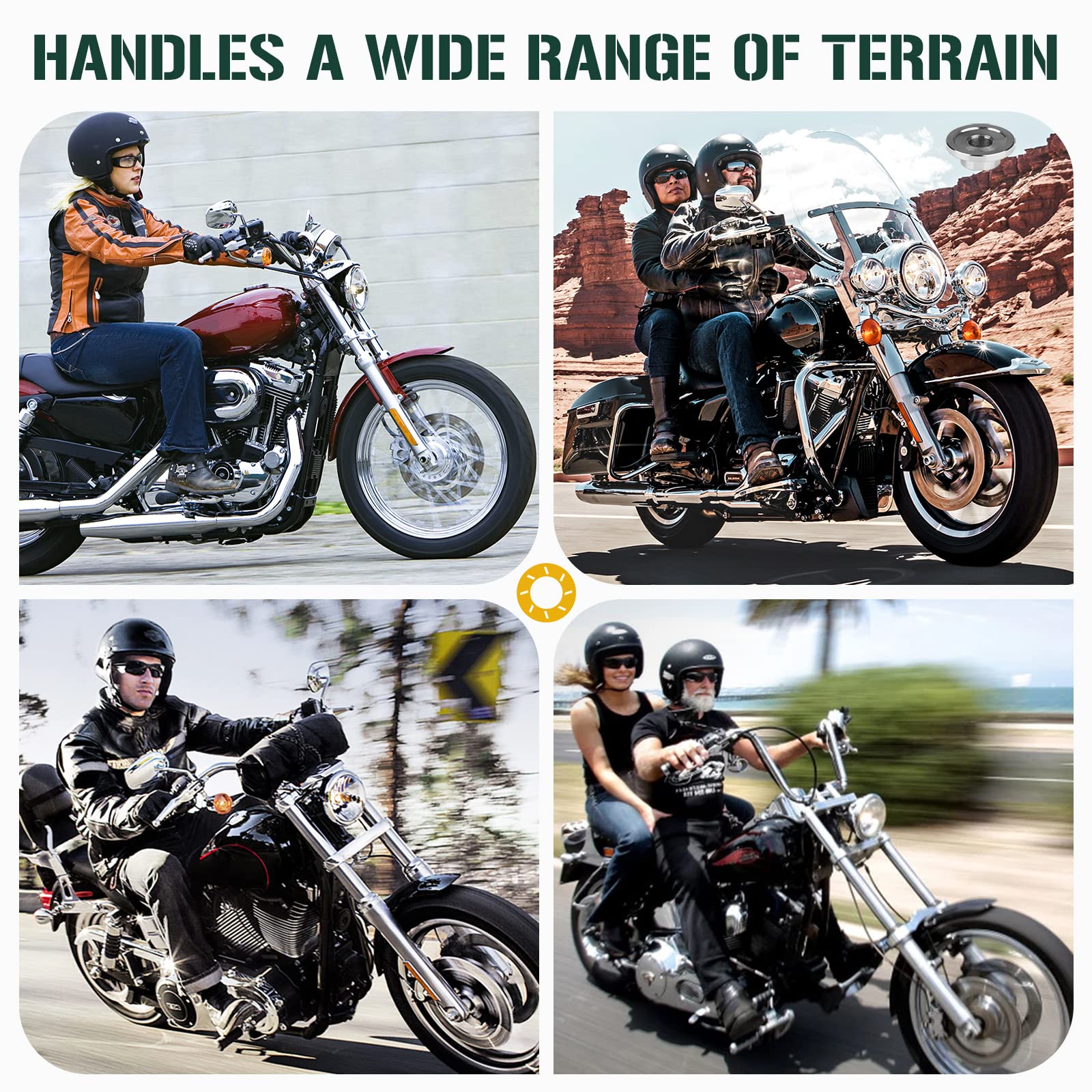 Youxmoto Rotors De Frein Avant Et Boulons De 30 Cm Pour Harley Road King/Road Glide/Electra Glide/Ultra Classic Electra Glide/Street Glide (FLHR/FLTRX/ FLHTCU/FLHX), 41500017 - View #10