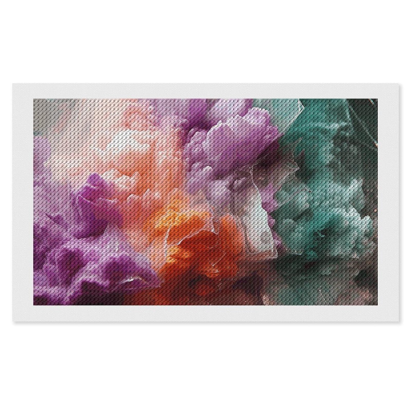 NONHAI Diamond Painting Kits for Adults - DIY Diamond Art Kits for Beginners - Full 5D Paint Drill Diamond Dots Paintings- Colorful Diamonds Pictures Gem Art and Craft Wall Decor 12"x20"