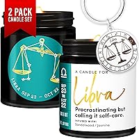 Vista 8 de Wax & Wit Regalos de cumpleaños número 30 para mujeres, velas de cumpleaños, perfumadas con burbujas de champán, ideas de regalo para 30 años, 9