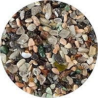 Vista 50 de GAF TREASURES Chips de piedras preciosas semidoradas de 0.5 libras, con diseño de ojo de tigre dorado, mini cristales triturados con ojo de tigre