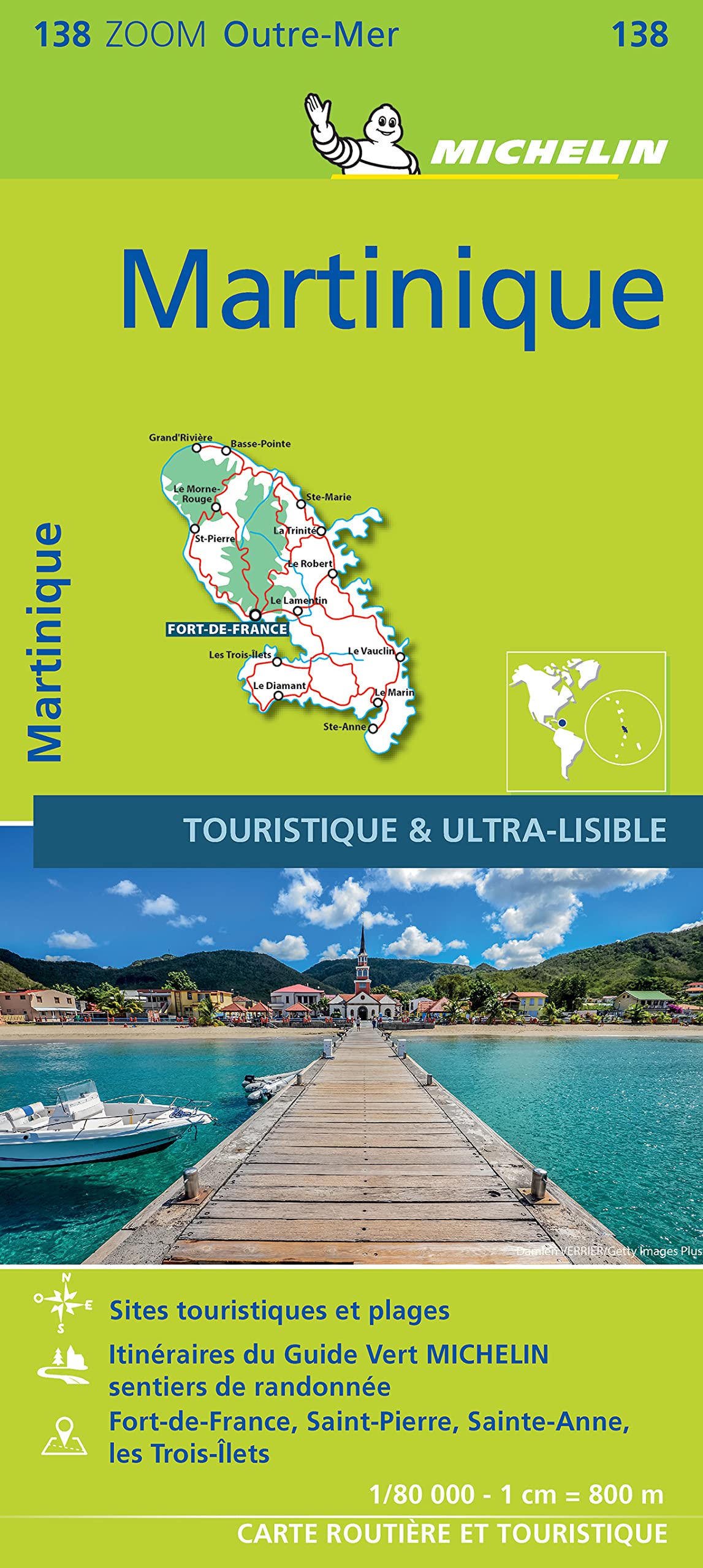 Martinique - Zoom Map 138: Map (Michelin Zoom Maps)