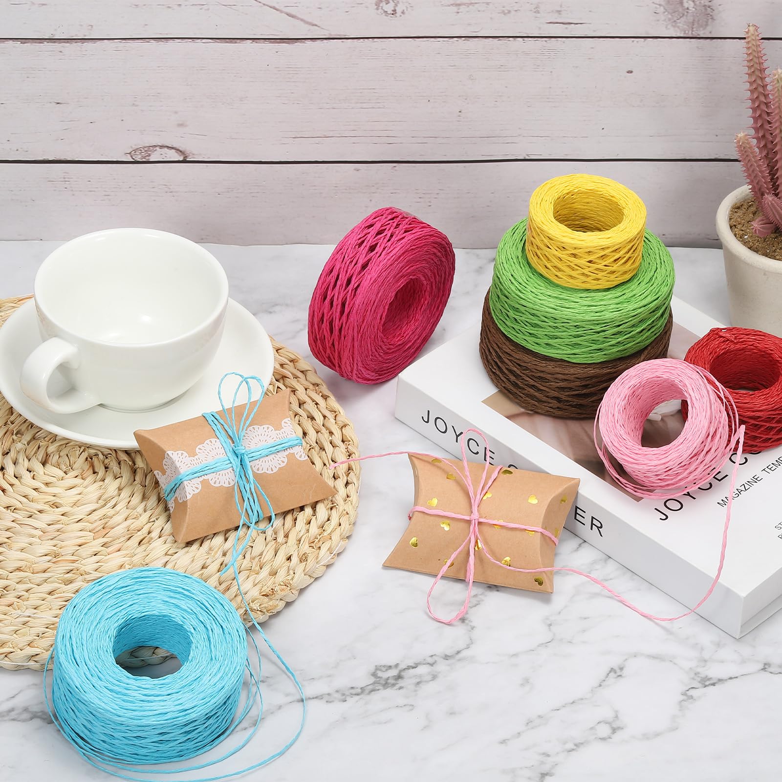 PATIKIL 1312 Feet Raffia Ribbon - Image 4