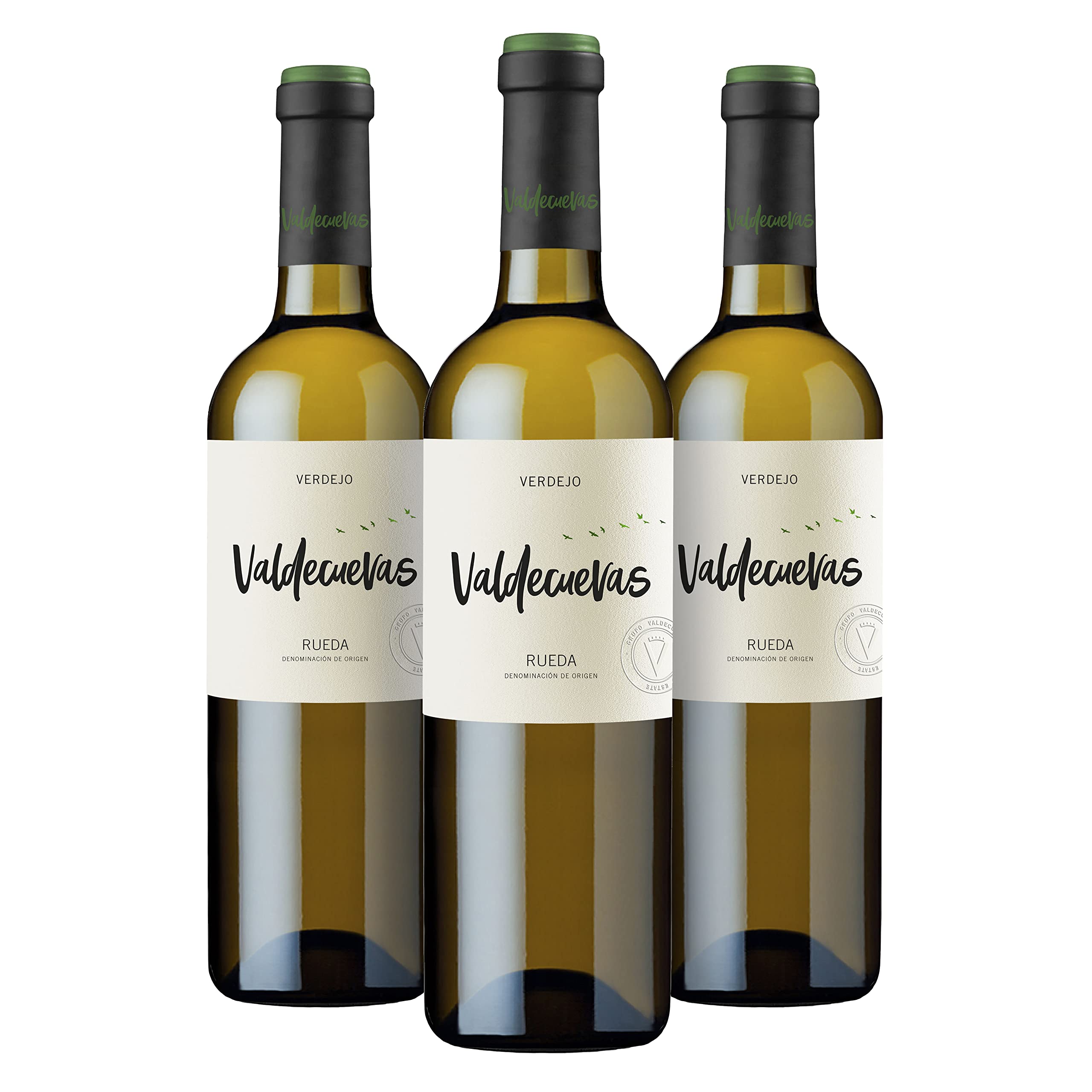 Añada Valdecuevas Verdejo, Caja de 3, Vino Blanco, 750 ml x3 D.O RUEDA