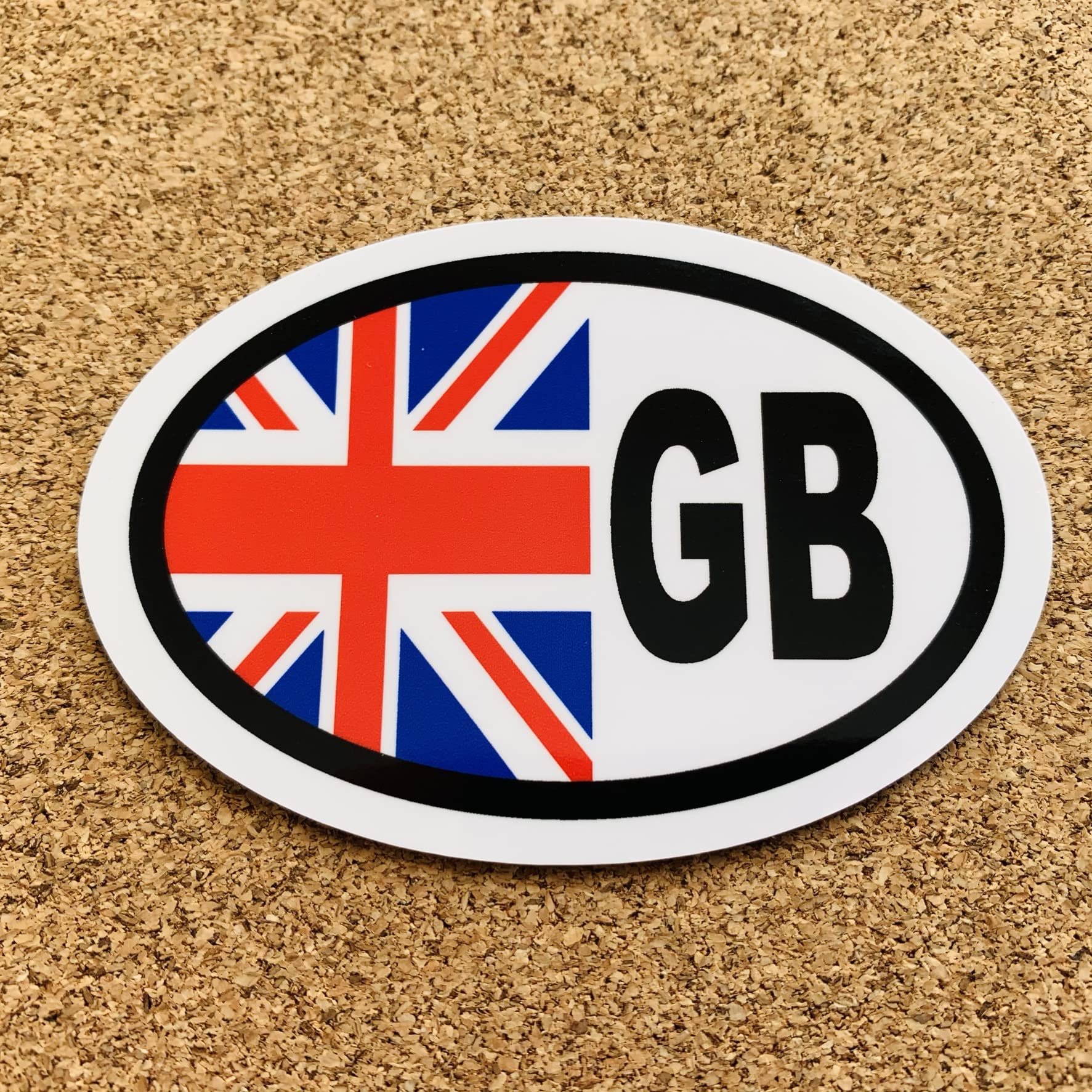 Amazon.co.jp: わーるどくらふと イギリス国旗 GB 車 ステッカー S 
