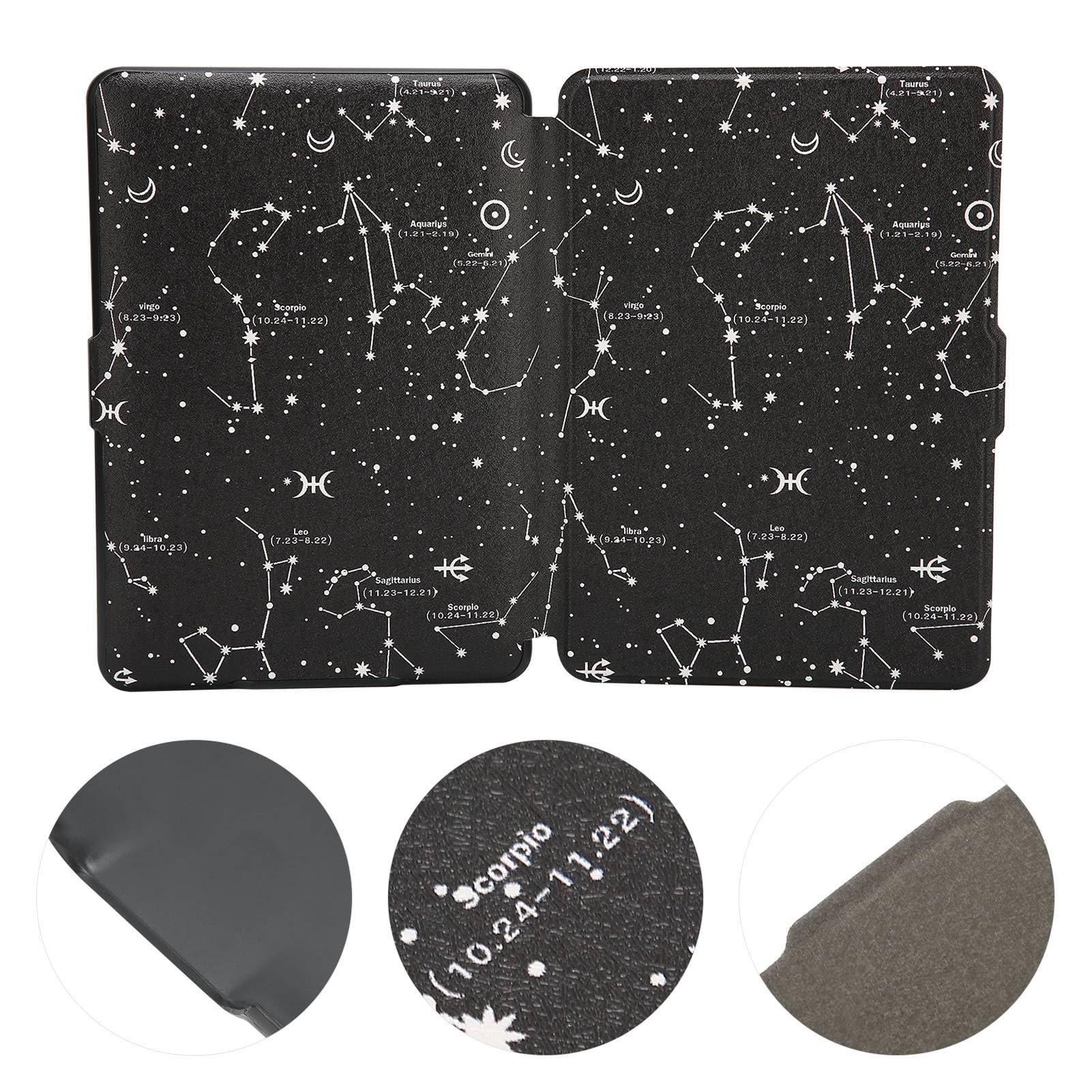 Akozon Entatial Fundas para Lectores de Libros Electrónicos, Funda Kindle Concisa, Moderna, Liviana, Portátil, Suave, de Cuero PU para Kindle Paperwhite (#7)