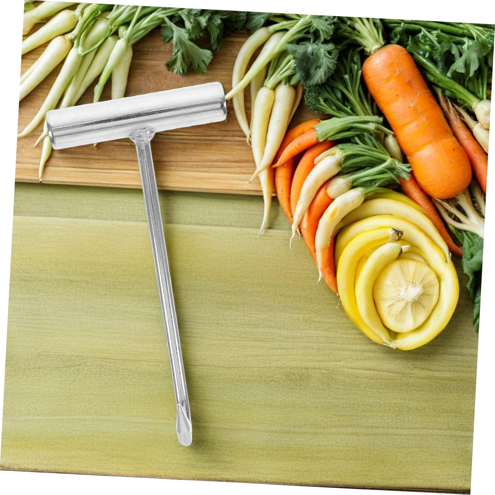 VICASKY Ganci per Carne per Disossare 5 Pezzi in Acciaio Inossidabile Manico a T Resistente e Precisione per Cucina