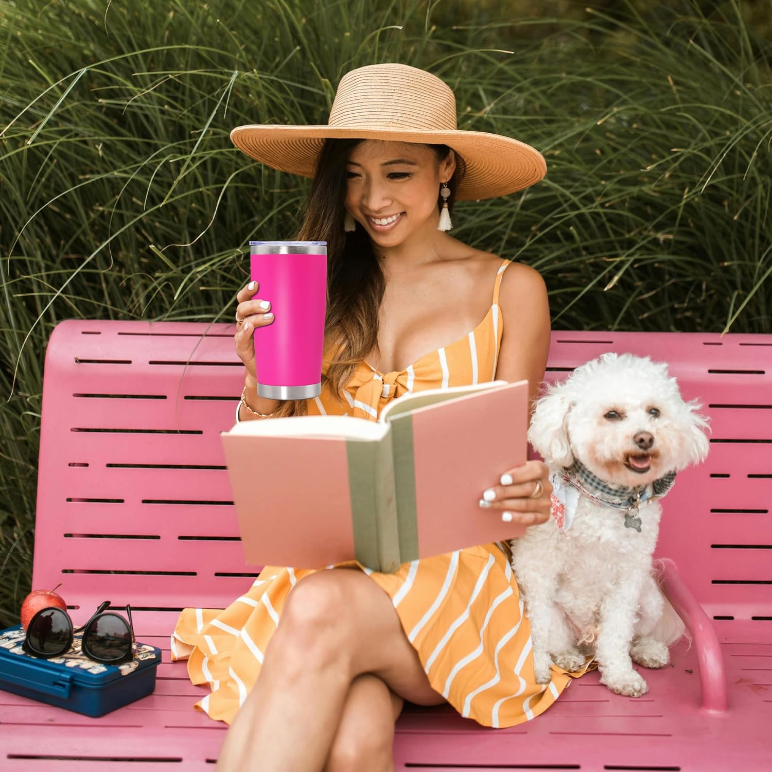 20oz Tumbler Bulk Stainless Steel Tumbler Cup with Lid Vacuum Insulated Double Wall Travel Mug, Durable Powder Coated Travel Coffee Tumbler Mug for Hot & Cold Drinks, Mix,12 Pack - Image 2