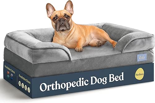 Orthopedic Sofa Dog Bed - Ultra Comfortable Dog Beds for