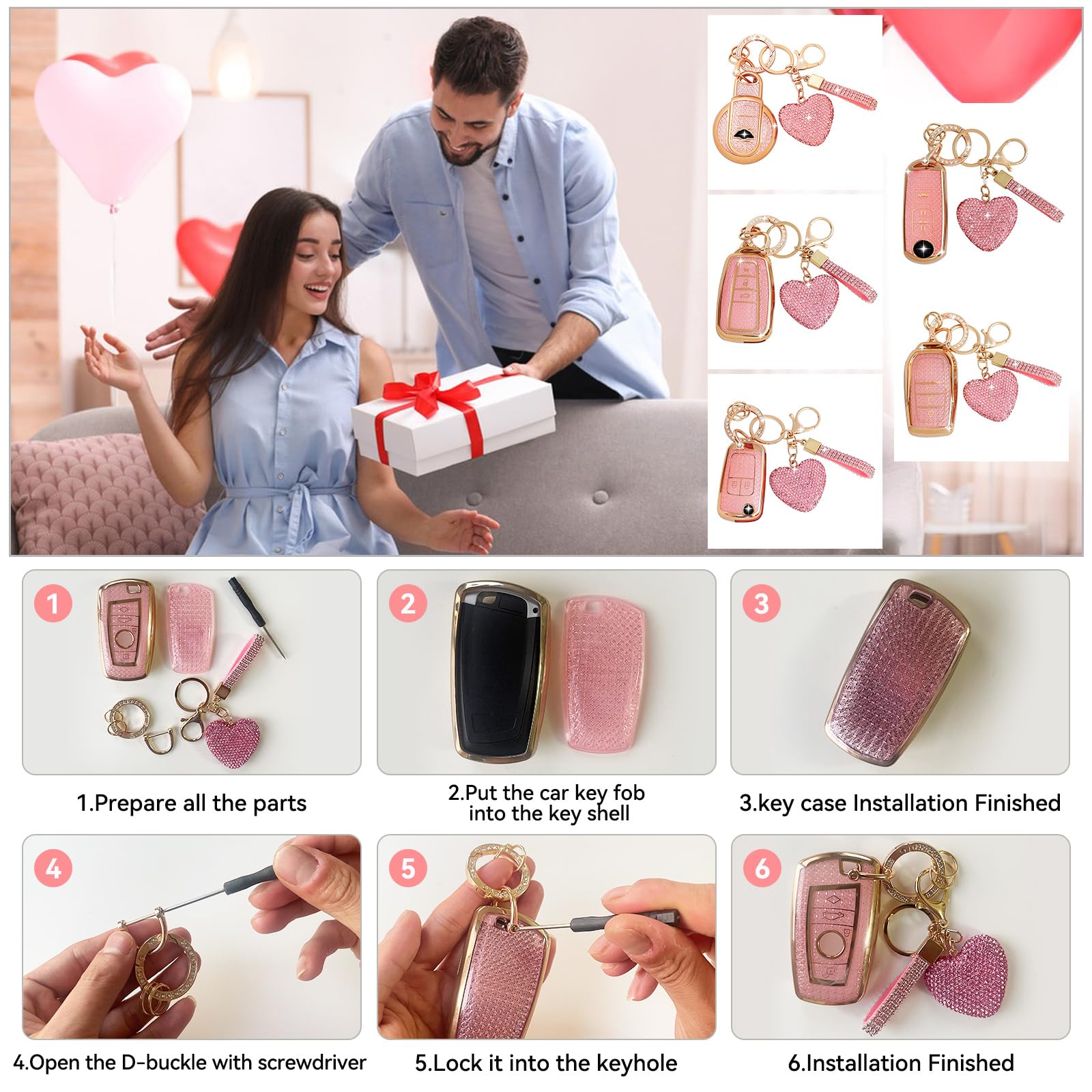 ontto Lederen Autosleutel Fob Cover Sleutelhanger voor BMW 2 5 6 7 Serie X1 X2 X3