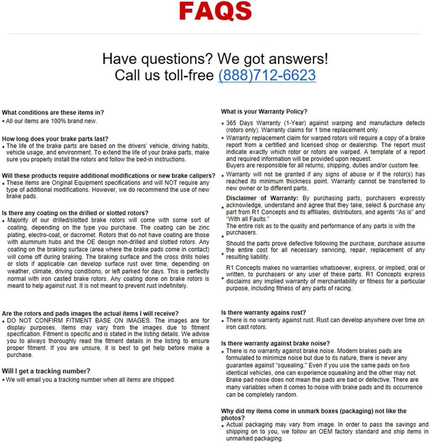 R1 Concepts Brake Kit For 2013 Infiniti JX35, 2013-2020 Nissan Pathfinder, 2014-2021 Infiniti Q50, 2014-2020 Infiniti QX60| Blank Brake Rotors| Ceramic Brake Pads and Rotors Kit