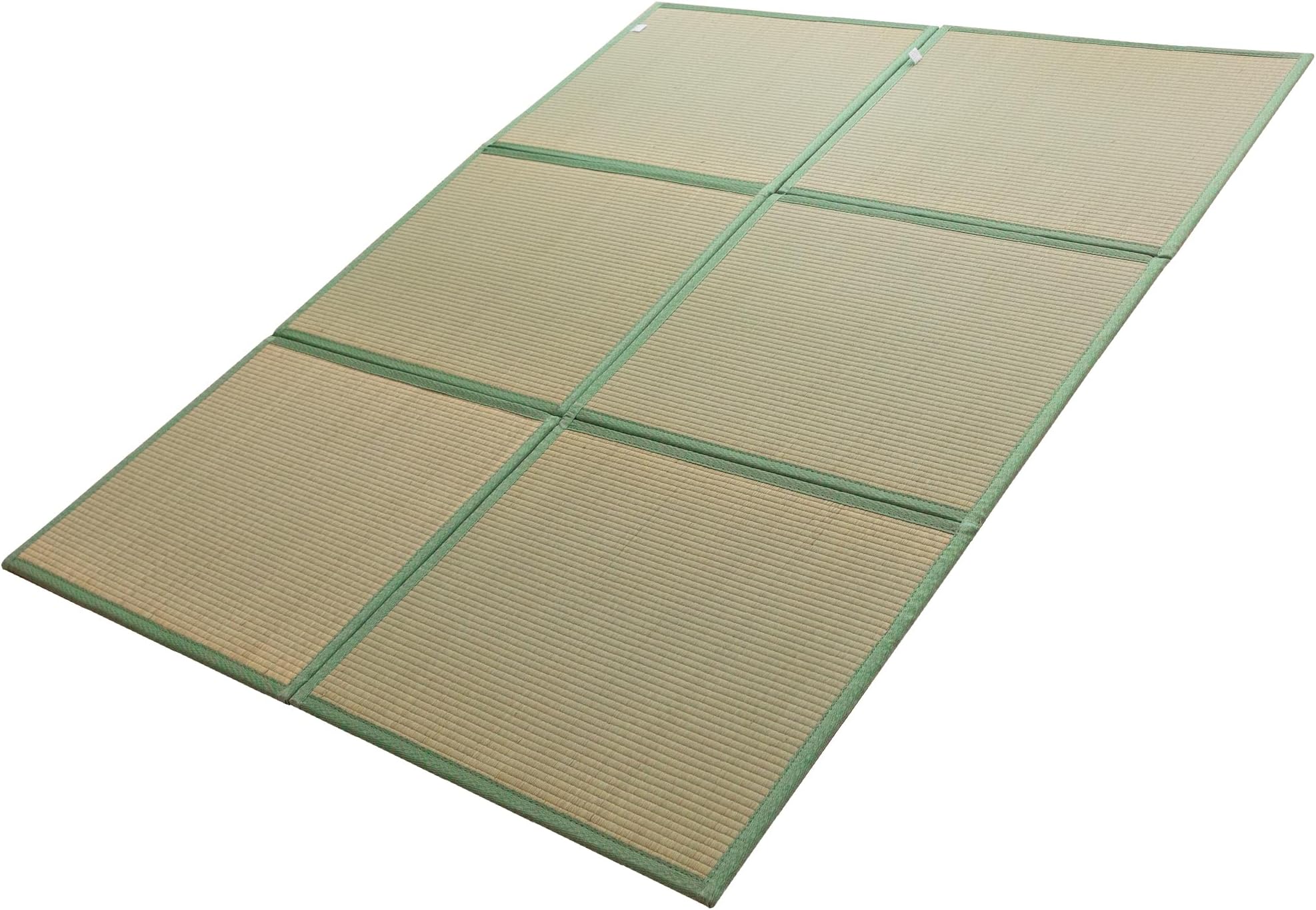 MAXYOYO Japanese Tatami Mat 100% Rush Grass Portable Folding Mat Futon Mattress Firm Traditional Floor Bed 79"x60"x0.47"