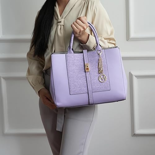 Miniatura 4 de MKF Collection Mia K - Bolso tipo cartera y cartera para mujer, bolso cruzado con asa superior