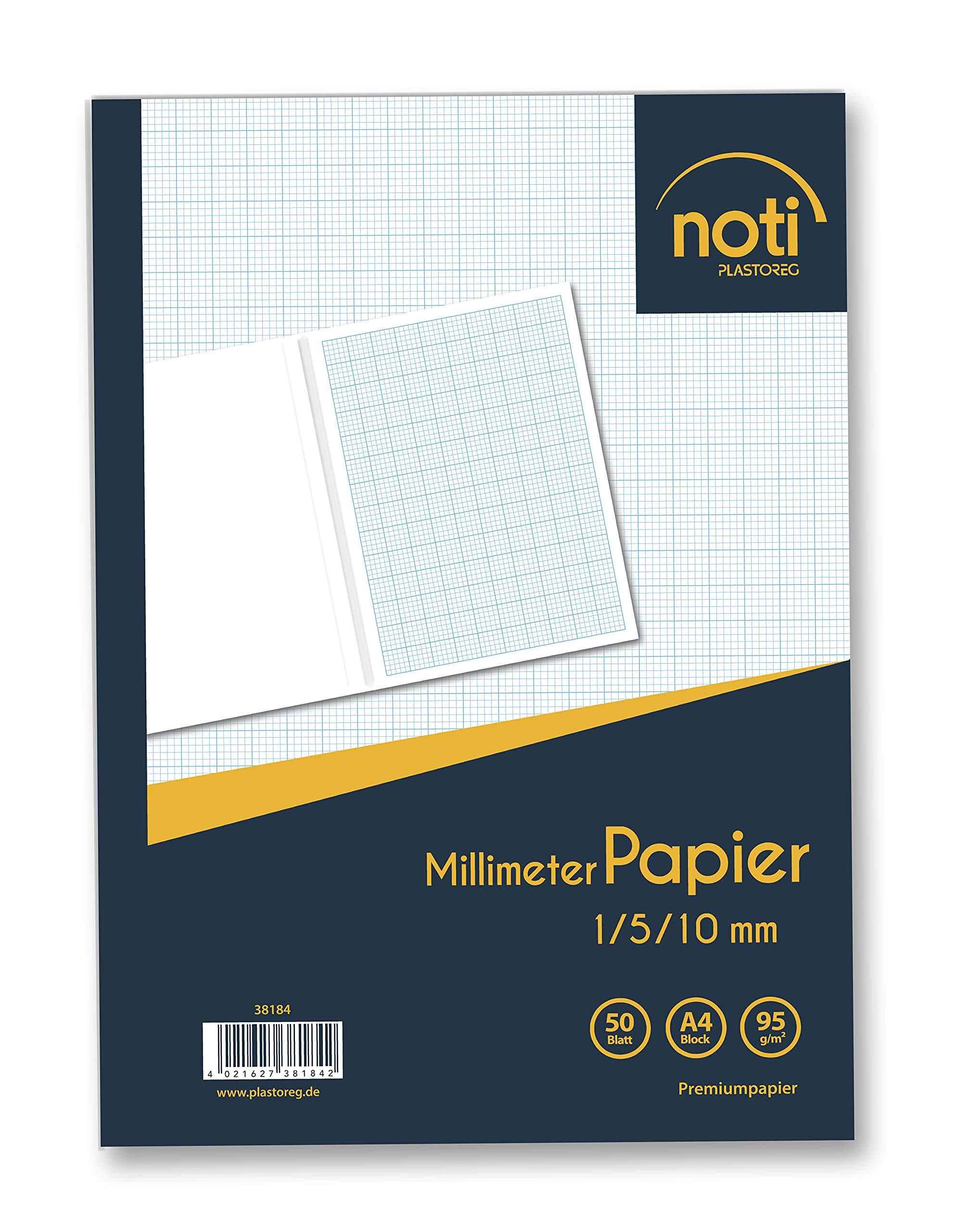 100 Fogli Di Carta Millimetrata A3 - Quadretti Da 1 Cm Per Geometria, Scienza E Disegno
