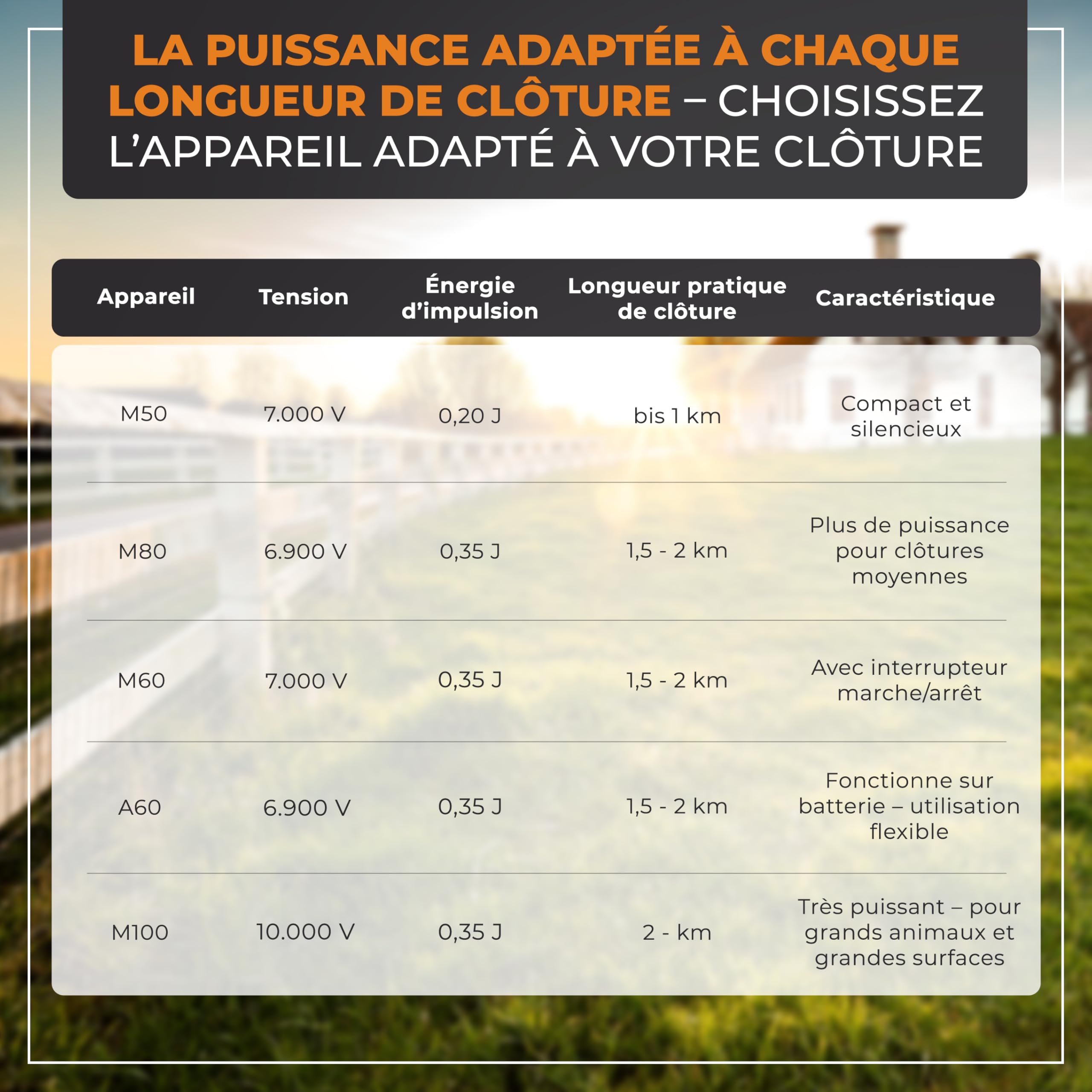 Kit de démarrage clôture électrique M – Électrificateur puissant avec ruban 200 m, 10 piquets, isolateurs à anneau & mise à la terre – Kit complet pour chiens, chats & petits animaux