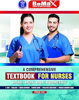 A COMPREHENSIVE TEXTBOOK FOR NURSES HAAD,MOH,PROMETRIC EXAMS Paperback