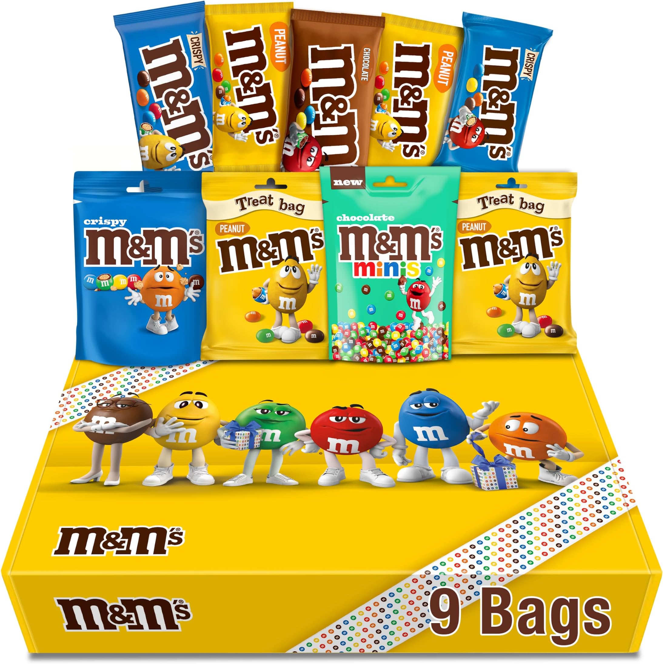 Variety Chocolate Hamper Gift Box | Peanut | Crispy | Chocolate | Mini's | Gift for Him and Her, Perfect for Birthday, Thank You or Celebration Gifts
