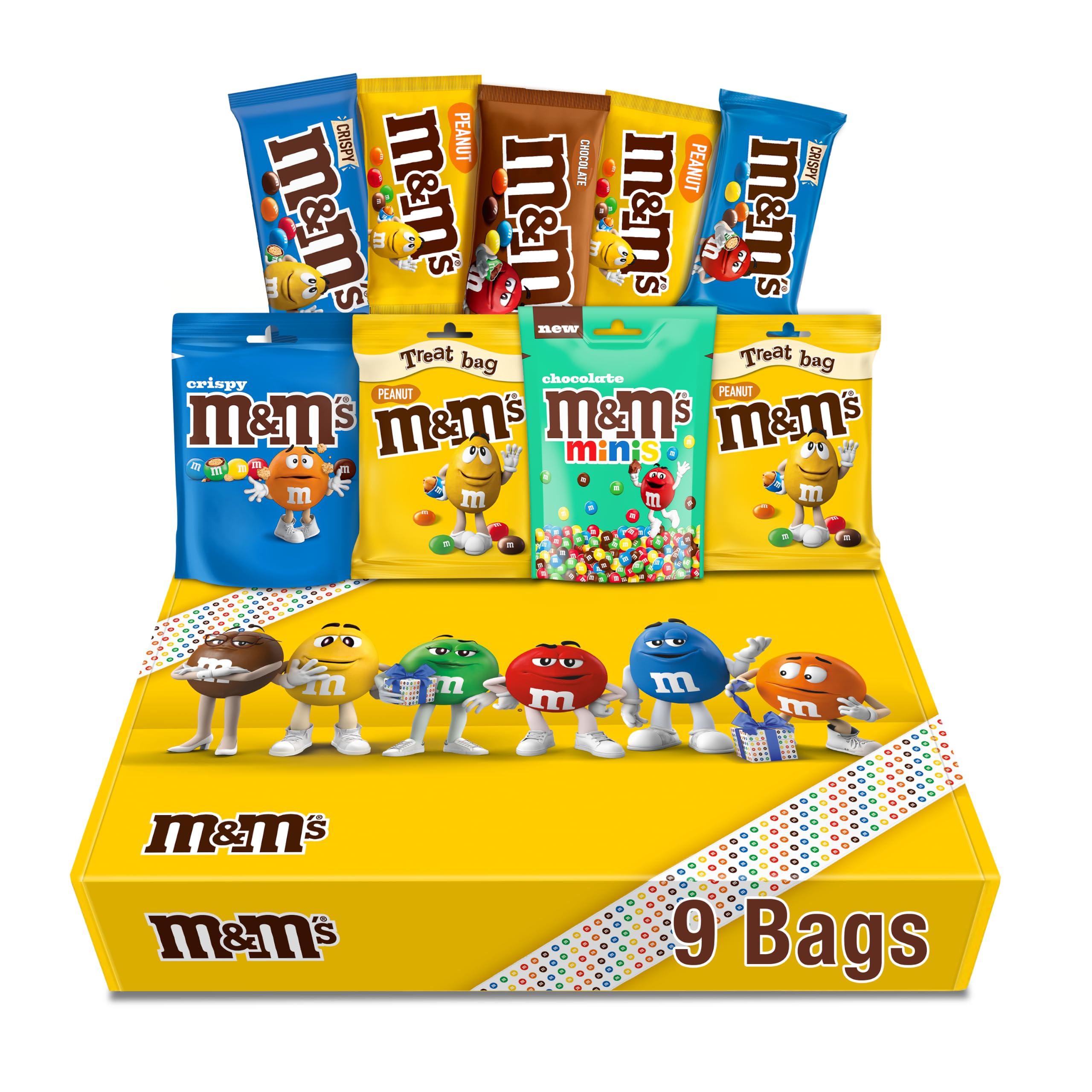 M&M's Variety Chocolate Hamper Gift Box | Peanut | Crispy