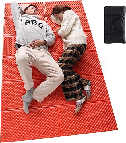 Colchoneta de espuma para acampar, ligera, de celda cerrada, plegable, a prueba de humedad, colchón de camping portátil para senderismo al aire