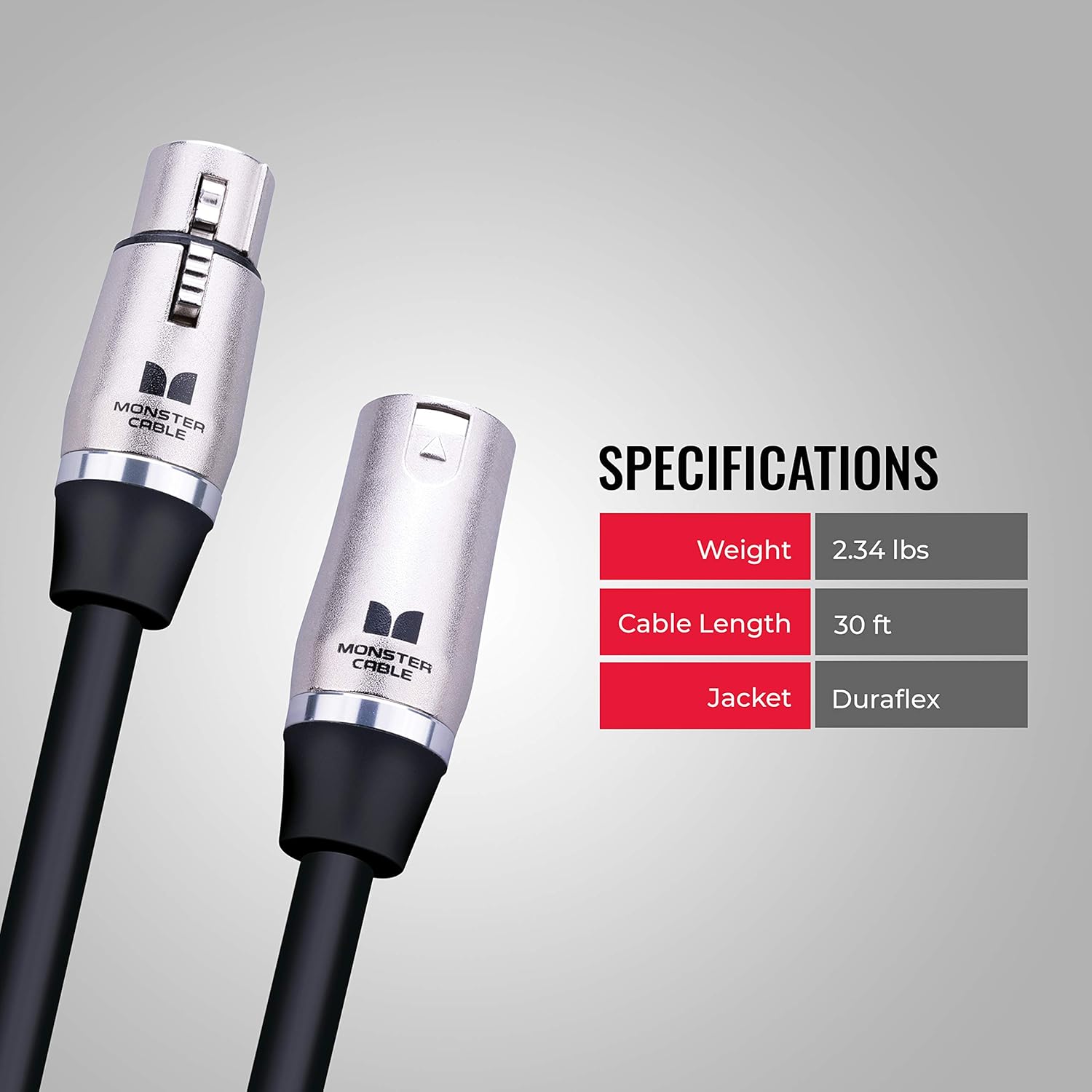 Review Monster Prolink Performer 600 Microphone Cable: 30 ft, Silver Contact XLRs