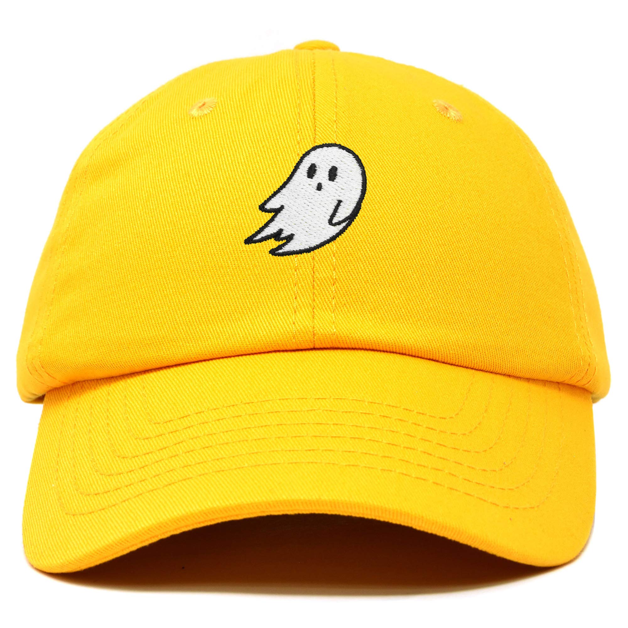 DALIXGhost Embroidered Mens Womens Cotton Dad Hat Baseball Cap Adjustable