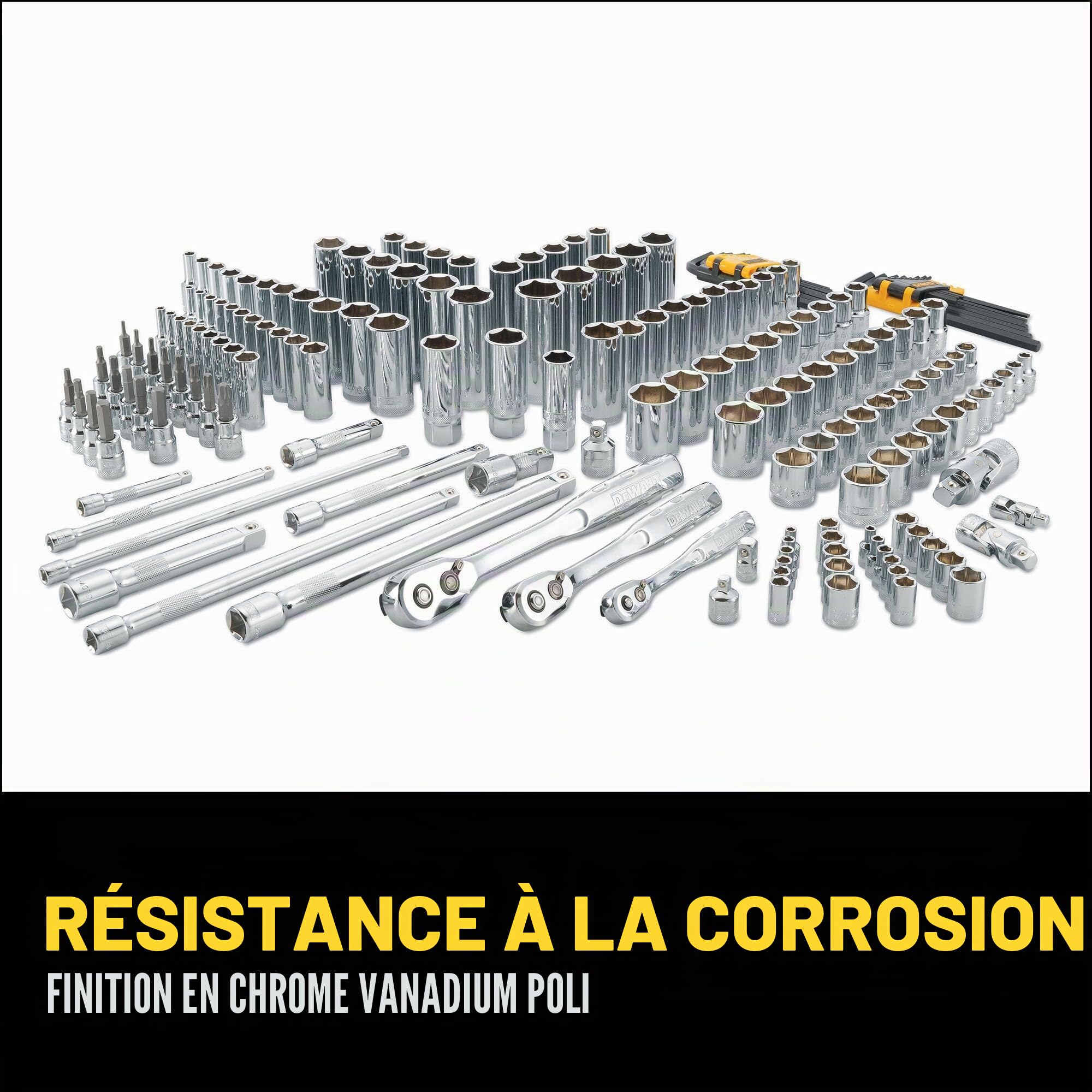 DEWALT (DWMT75049) Ensemble d'outils mécaniques 192 pièces