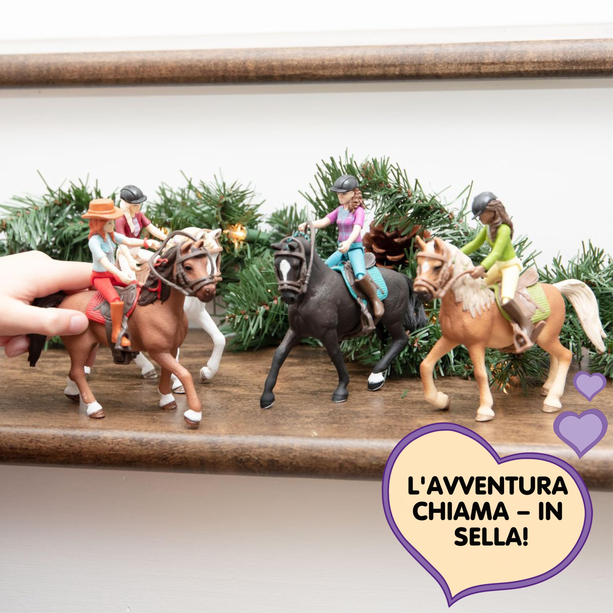 Schleich HORSE CLUB | Gita a cavallo 72221 | dai 5 anni | 40 pezzi
