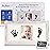 Bubzi Co Baby Handprint Kit & Footprint Photo Frame for Newborn Girls and Boys, Unique Baby Shower Gifts Set for Registry, Memorable Keepsake Decorations for Room Wall or Nursery Decor (White Wash)