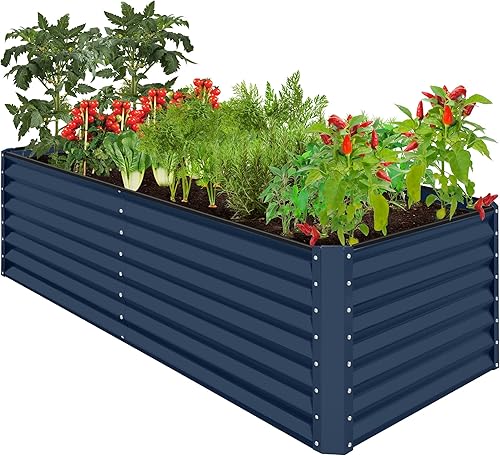 Miniatura 25 de Best Choice Products Cama de jardín elevada de metal para exteriores de 6 x 3 x 2 pies, maceta de raíces profundas para verduras, flores, hierbas