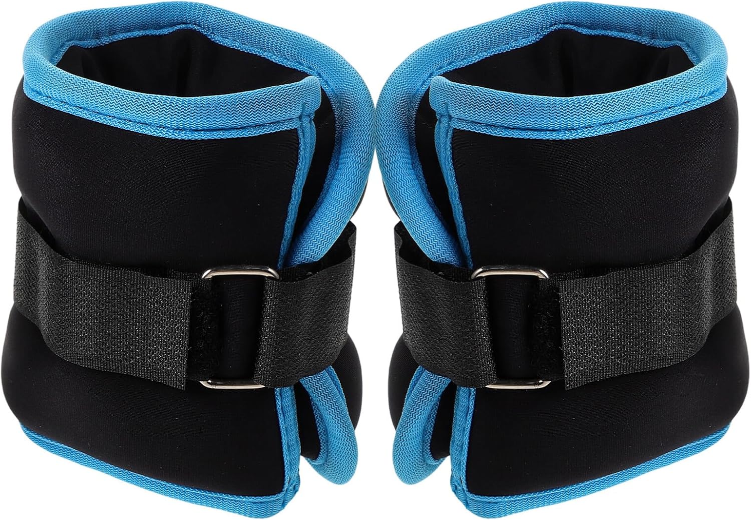 Kichvoe Adjustable Fitness Leg Weights 1kg (0.5kg×2) with Adhesive Straps, Portable Ankle Weights for Running, Yoga, Strength Training, Invisible Sandbag Design for Men and Women