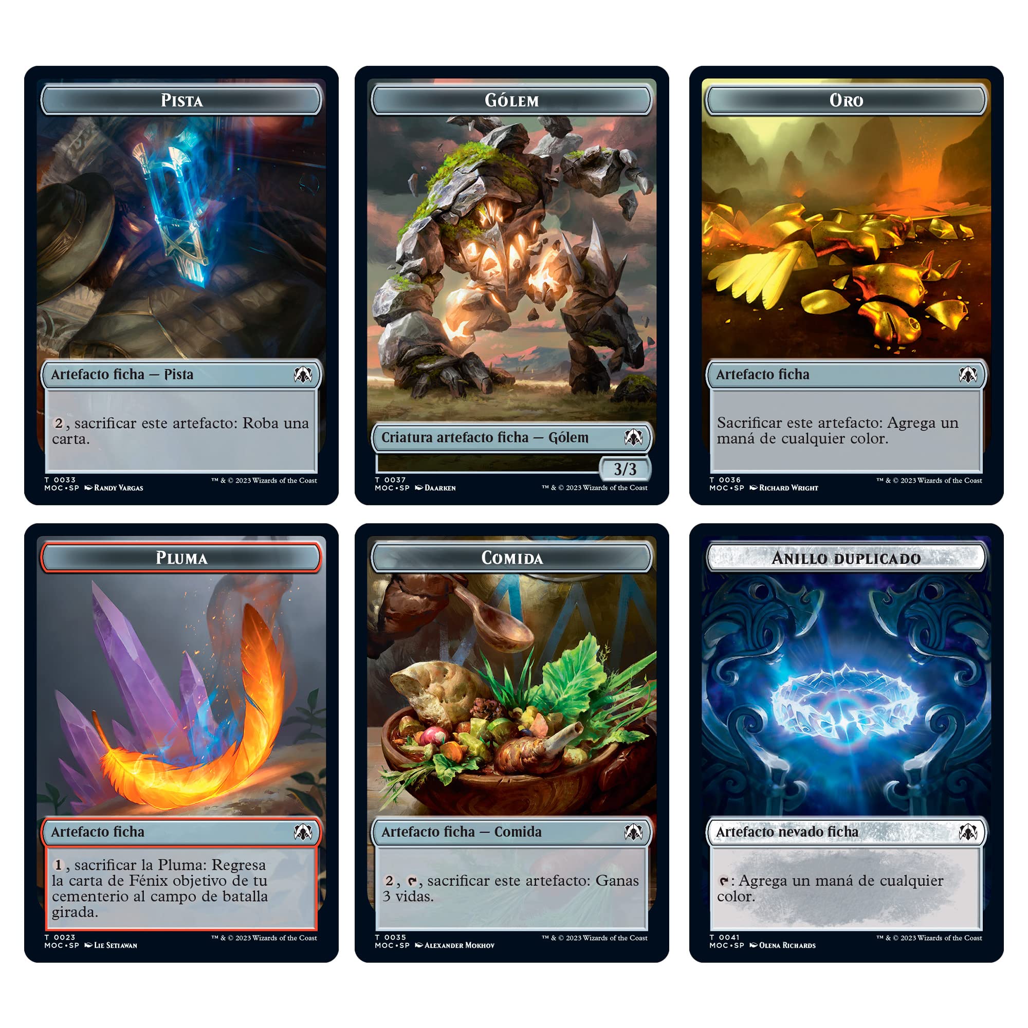 March of Commander 5, Magic: The Gathering and Collector's Samples Envelopes (Spanish Version) Toys