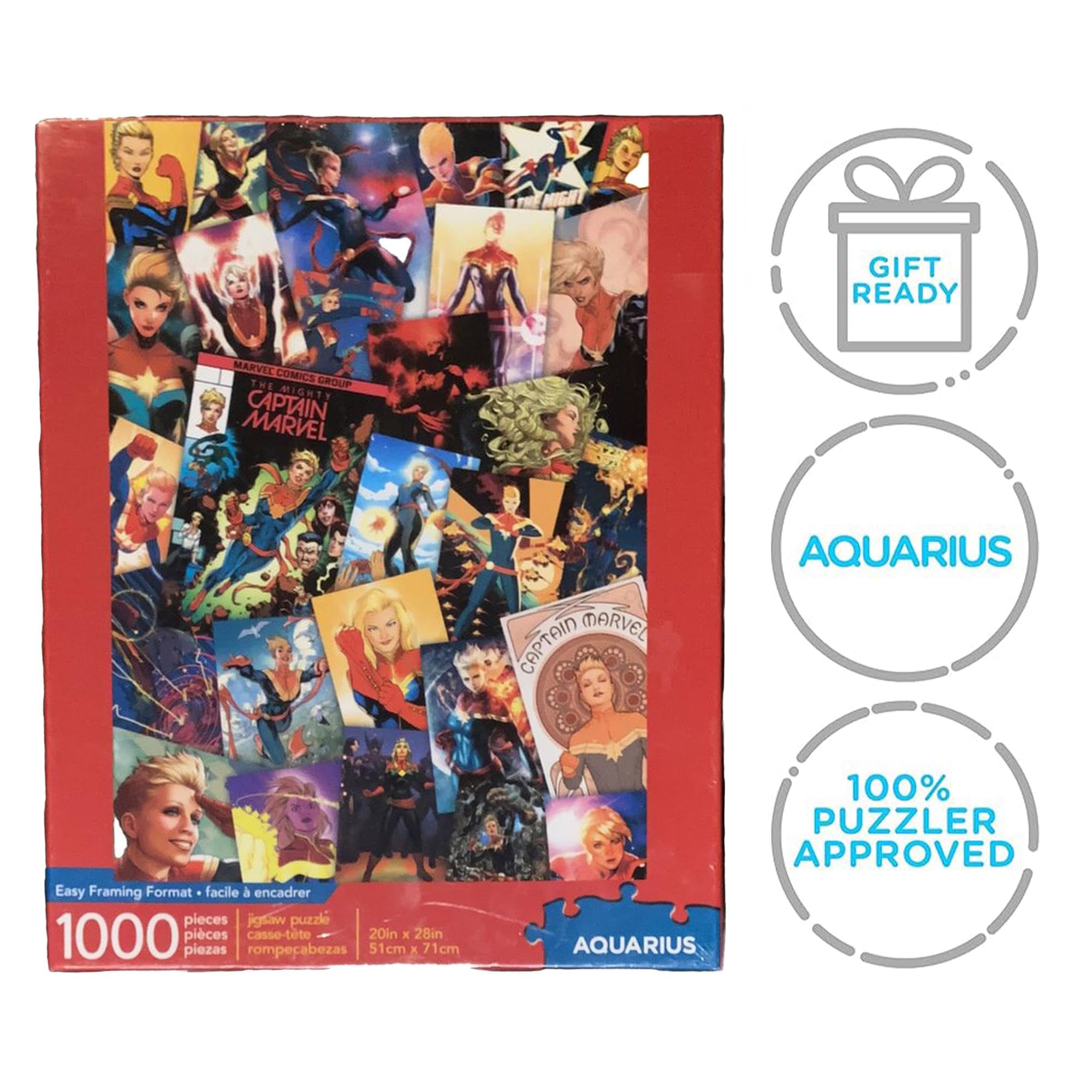Marvel Captain Marvel Collage 1000 pc Puzzle