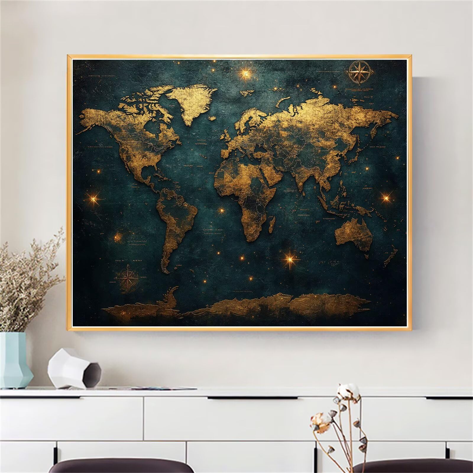 Puzzle Erwachsene 3000 Teile Weltkarte Erde Educa Jigsaw für Kinder ab 8 Jahren Mädchen Jungen, Erwachsene Impossible Klassische Puzzles Schwer, Anspruchsvoll Spielspaß, Als Geschenke 81x122cm t-878
