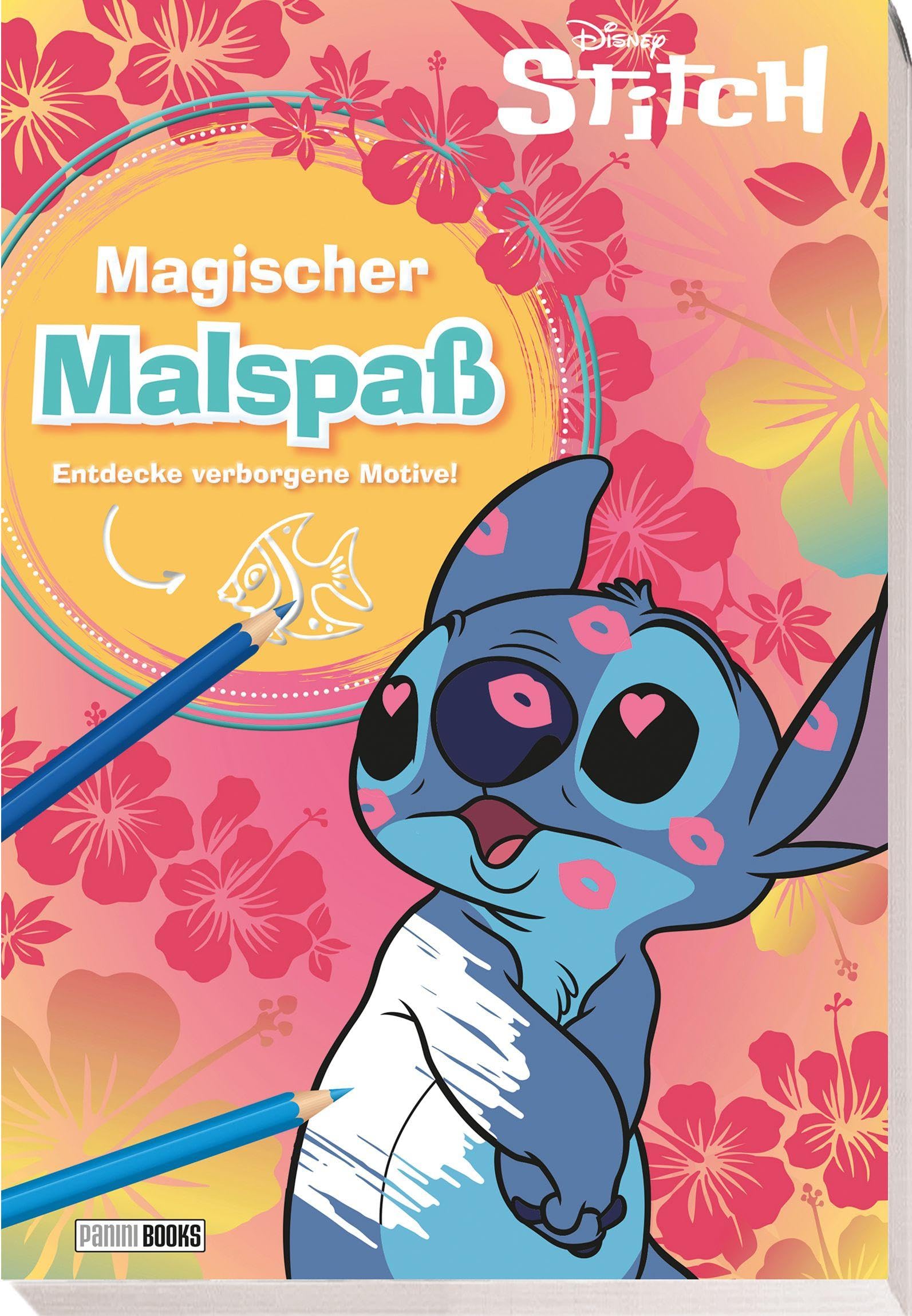 Disney Stitch: Magischer Malspaß - Entdecke verborgene Motive!: Malblock